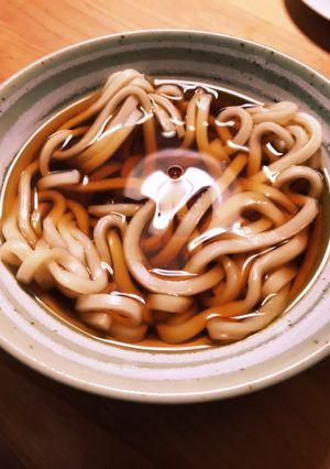 火を使わない！子供が作れるかけうどん-レシピのメイン写真
