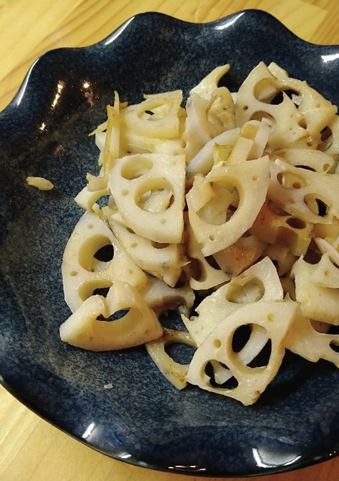 蓮根のマヨ醤油炒め-レシピのメイン写真