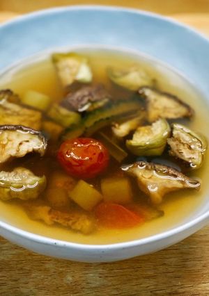 干し夏野菜たっぷりエスニックスープ-レシピのメイン写真