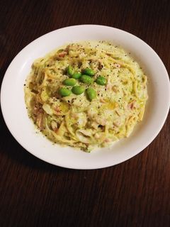 絶品☆枝豆のクリームチーズパスタ-レシピのメイン写真