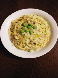 絶品☆枝豆のクリームチーズパスタ-レシピのメイン写真