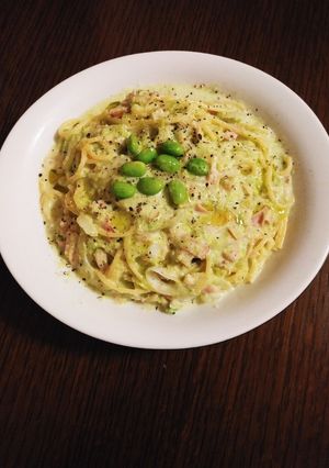 絶品☆枝豆のクリームチーズパスタ-レシピのメイン写真