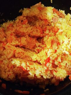 炊飯器で簡単!トマトとベーコンのピラフ-レシピのメイン写真