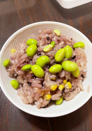とうもろこしと黒米の炊き込みご飯-レシピのメイン写真