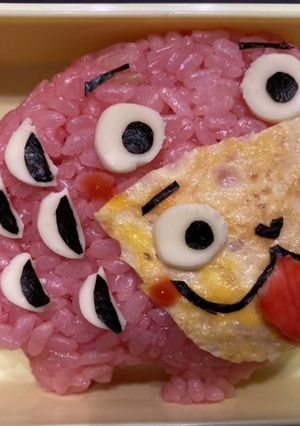 93キャラ弁　ねこざかな-レシピのメイン写真