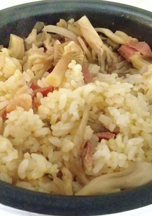 生ハムの炊き込みご飯-レシピのメイン写真