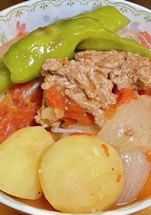 トマト缶で肉じゃが-レシピのメイン写真