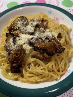 KALDI『燻製牡蠣のオイル漬け』パスタ-レシピのメイン写真