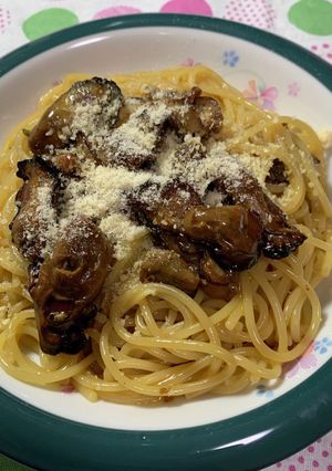 KALDI『燻製牡蠣のオイル漬け』パスタ-レシピのメイン写真