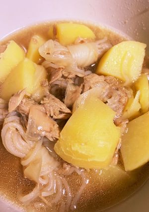 放置♡ツナとじゃがいもの煮物-レシピのメイン写真