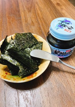 焼海苔を岩海苔で食べる！ノリノリおつまみ-レシピのメイン写真