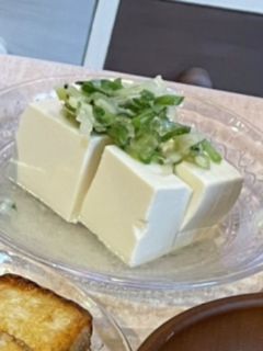 ネギ塩ダレの冷奴-レシピのメイン写真