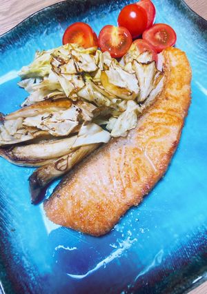 子供も大好き！サーモンバターチーズ焼き♪-レシピのメイン写真