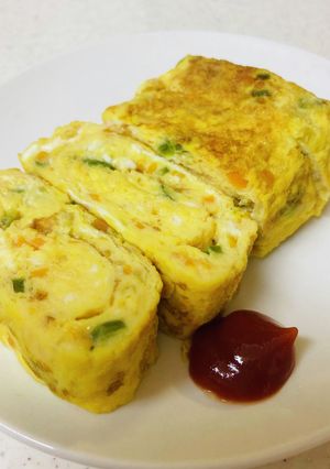 オムレツ風卵焼き-レシピのメイン写真