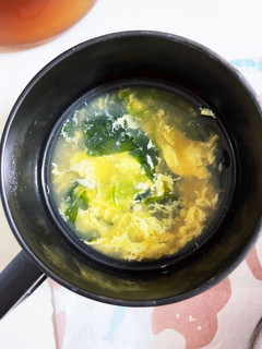 中華スープ『ワカメ・タマゴ』-レシピのメイン写真