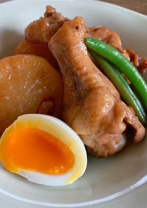 手羽元と大根の甘酢煮-レシピのメイン写真