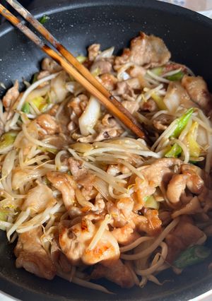 いろんな野菜で青椒肉絲味炒め-レシピのメイン写真