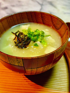 No2905冷やしみぞれ豆腐の味噌汁-レシピのメイン写真