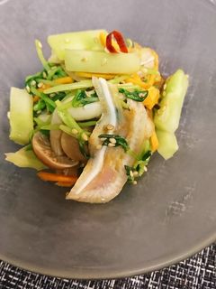 豆苗とミミガーのナムル-レシピのメイン写真