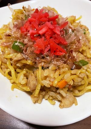簡単そば飯-レシピのメイン写真