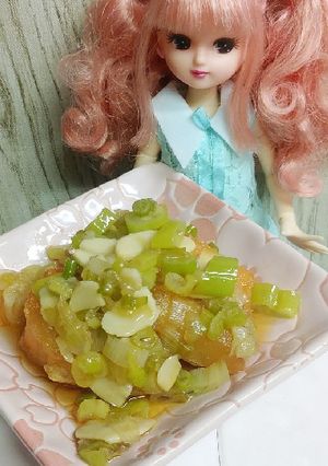 リカちゃん♡鮭ハラス*ネギにんにくごま油-レシピのメイン写真