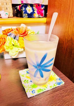 きな粉＆バナナ蜂蜜スムージー-レシピのメイン写真