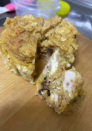 簡単オートミールでチーズレーズン蒸しパン-レシピのメイン写真