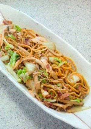 白菜とキノコとベーコンのイタリアン焼そば-レシピのメイン写真