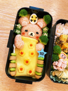 キャラ弁 リラクマ オムライス-レシピのメイン写真
