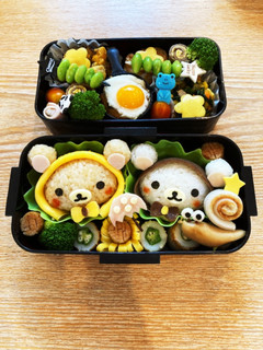 キャラ弁 リラクマ レインコート-レシピのメイン写真