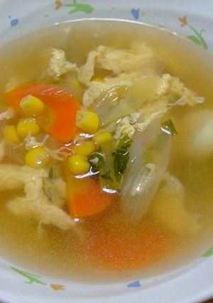 **ポカポカ☆ガーリック野菜スープ**-レシピのメイン写真