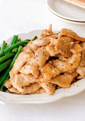 【楽めし】豚肉のレモンバター醤油-レシピのメイン写真