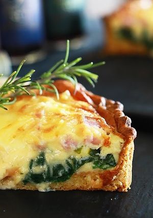 ほうれん草とベーコンのキッシュの作り方-レシピのメイン写真