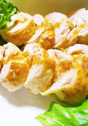 さっぱりロールチキン-レシピのメイン写真