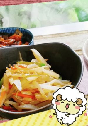 マクロビ☆じゃがいもの千切り炒め-レシピのメイン写真