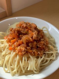 ミートソーススパゲティ-レシピのメイン写真