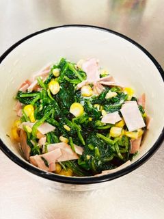 3分で出来る*ほうれん草サラダ-レシピのメイン写真