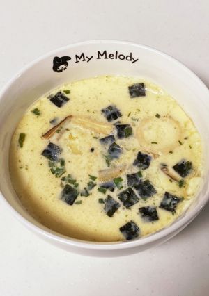 松茸のお吸い物で簡単どんぶり茶碗蒸し-レシピのメイン写真