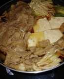 フライパンで簡単☆すき焼き風肉豆腐
