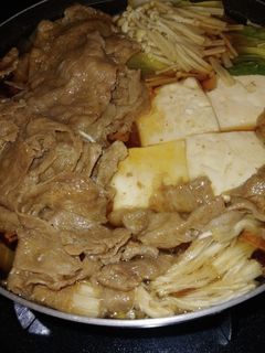 フライパンで簡単☆すき焼き風肉豆腐-レシピのメイン写真