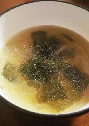 カニかまとワカメの春雨スープ-レシピのメイン写真
