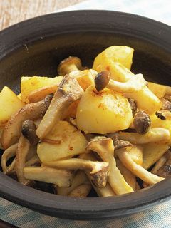 きのことポテトのカレーマヨ炒め-レシピのメイン写真