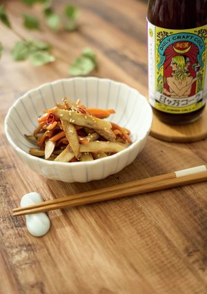 スパイスきんぴらごぼう-レシピのメイン写真