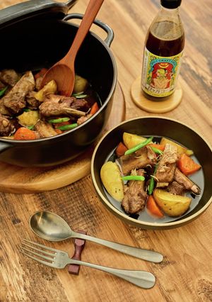 スペアリブと野菜のクラフトコーラ煮-レシピのメイン写真
