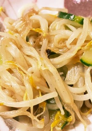 ご飯がすすむ！もやしきゅうり炒め-レシピのメイン写真