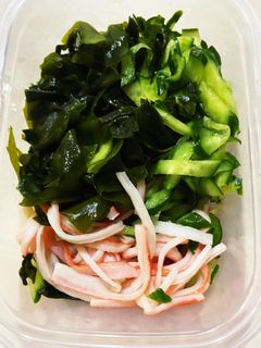 わかめときゅうり、カニカマの酢の物-レシピのメイン写真