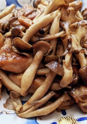 まぐろときのこのレモンバター醤油炒め-レシピのメイン写真