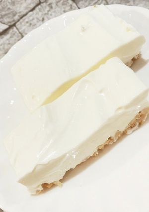 材料混ぜるだけ！簡単レアチーズケーキ！-レシピのメイン写真