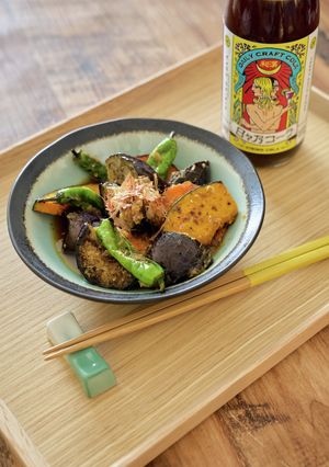 クラフトコーラで風味豊かな野菜のだし浸し-レシピのメイン写真