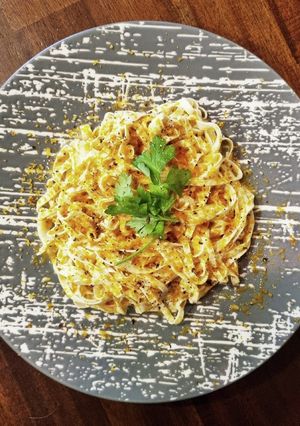 ヘルシー☆カラスミの干豆腐パスタ-レシピのメイン写真